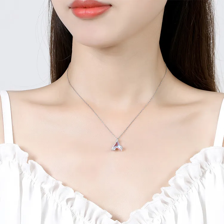 ALI THE FOX S925 Silver Necklaces Women's-5