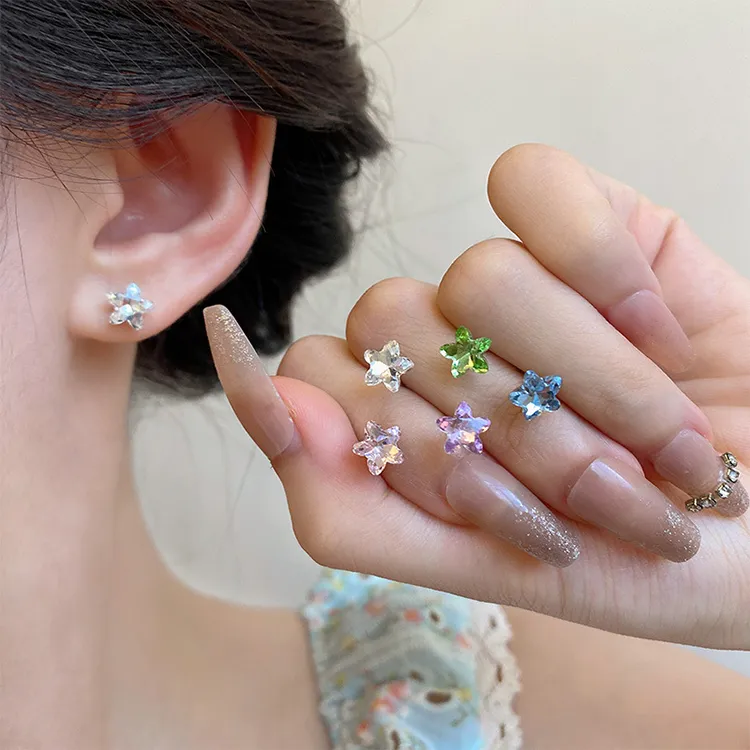ALI THE FOX Alloy Stud Earrings Women's-5