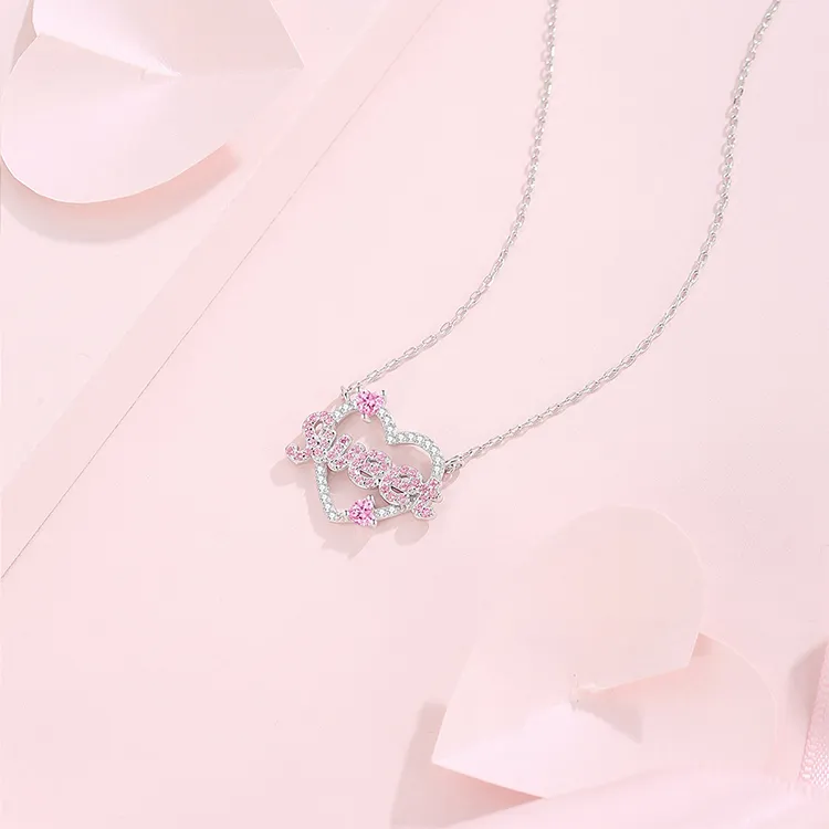 ALI THE FOX S925 Silver Necklaces Women's-3