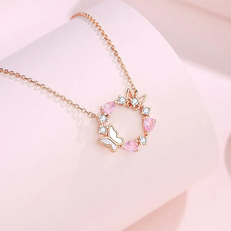 ALI THE FOX S925 Silver Necklaces Women's-5