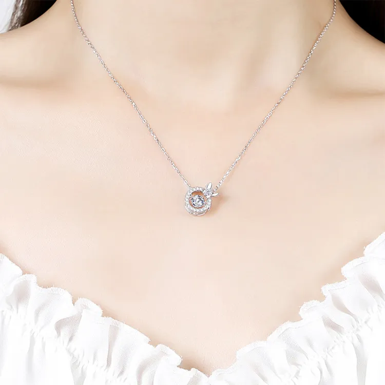 ALI THE FOX S925 Silver Necklaces Women's-6
