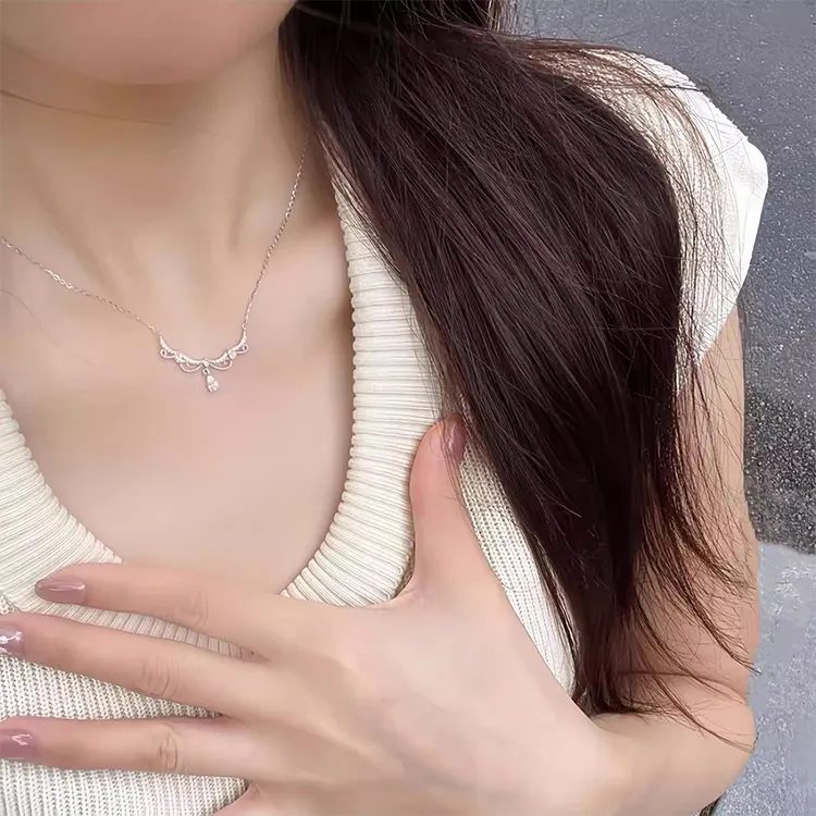 ALI THE FOX Zircon Necklaces Women's-2