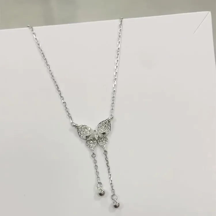 ALI THE FOX S925 Silver Necklaces Women's-1