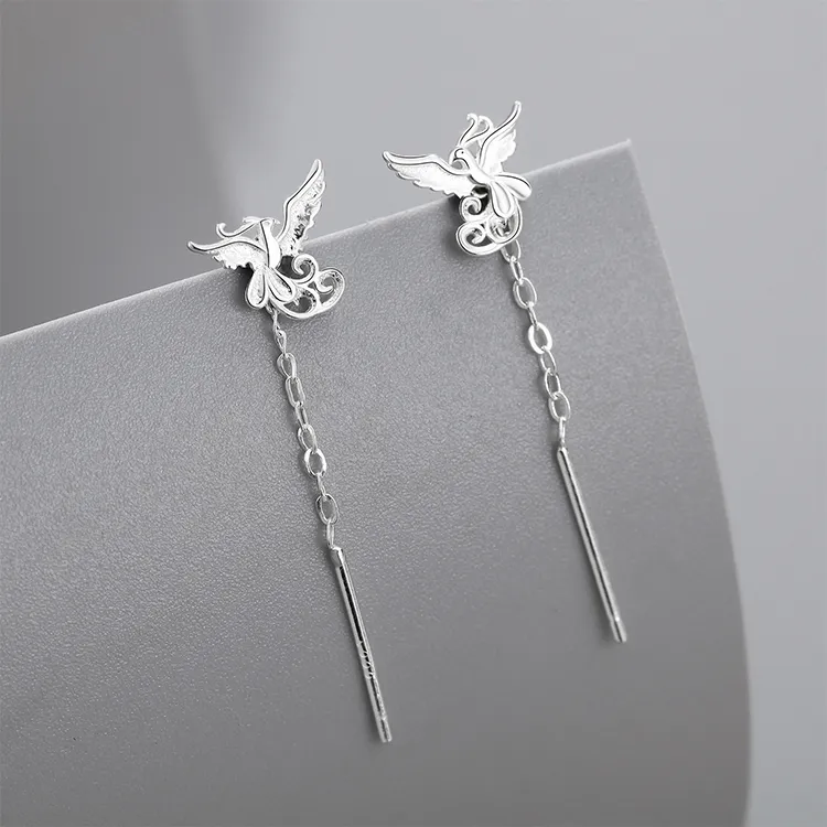 ALI THE FOX S999 Fine Silver Earrings Women's-7