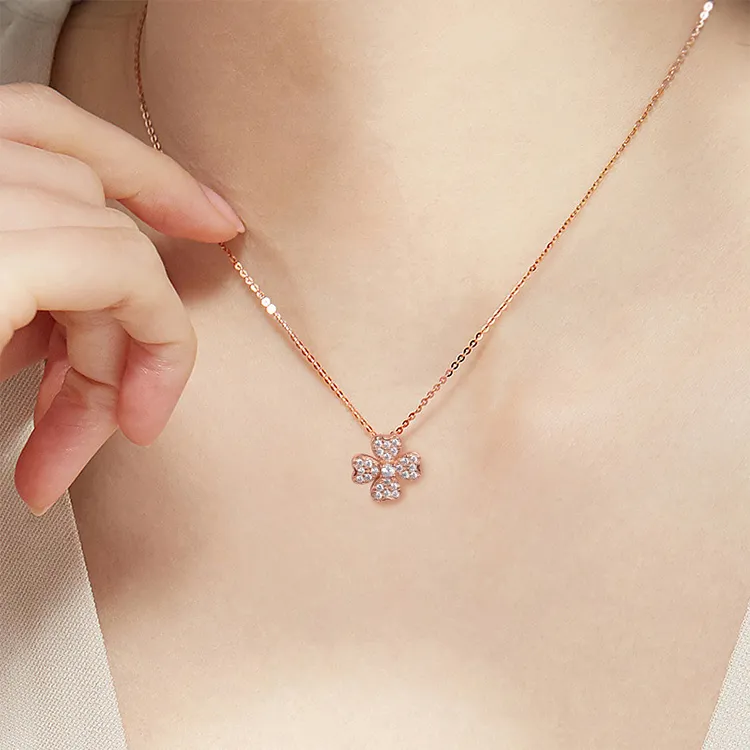 ALI THE FOX S925 Silver Necklaces Women's-5