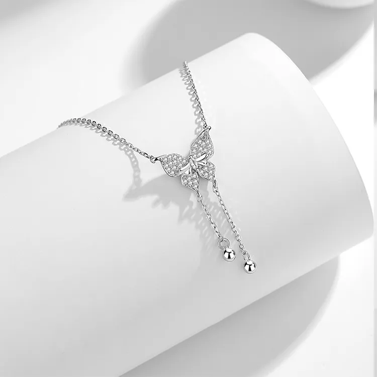 ALI THE FOX S925 Silver Necklaces Women's-3
