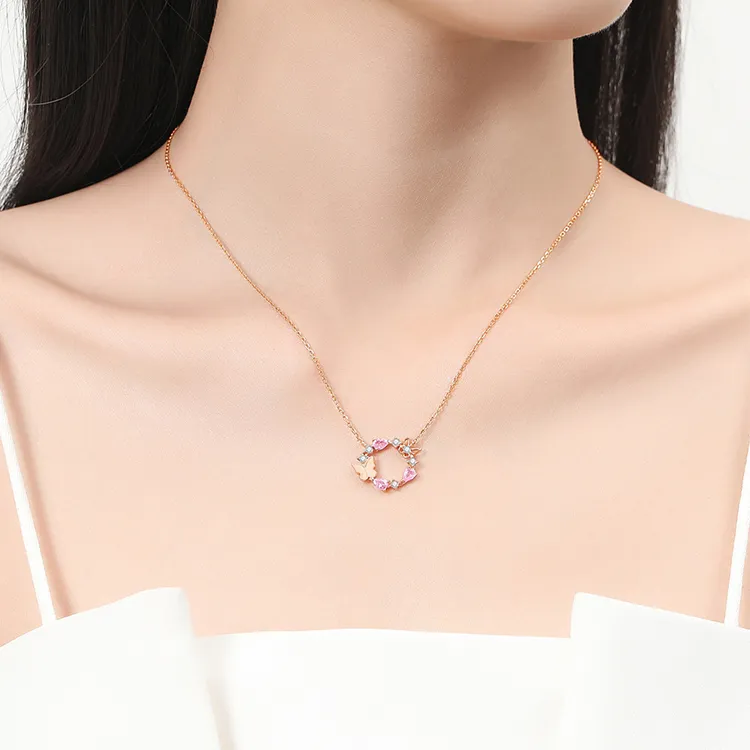 ALI THE FOX S925 Silver Necklaces Women's-1