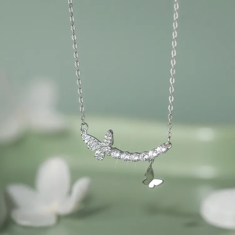 ALI THE FOX 925 Sterling Silver Necklaces Women's-3