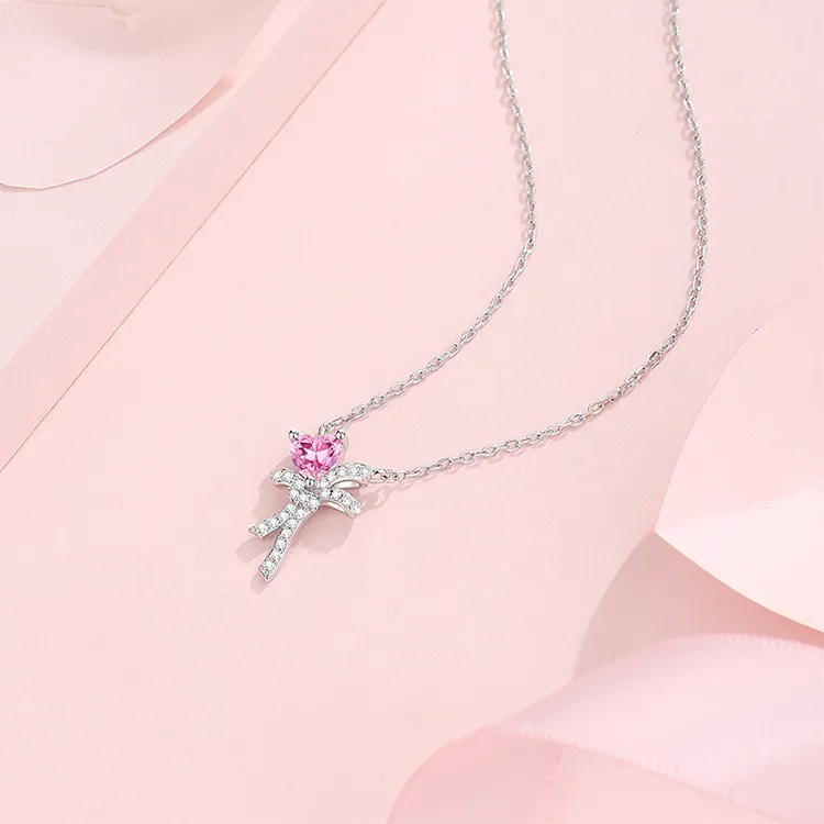 ALI THE FOX S925 Silver Necklaces Women's-4