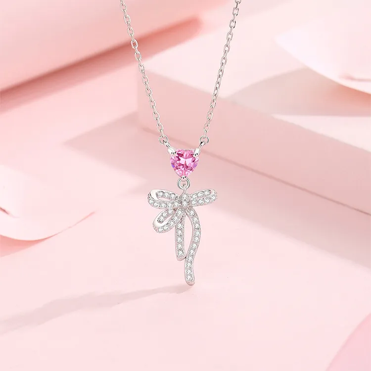 ALI THE FOX S925 Silver Necklaces Women's-3