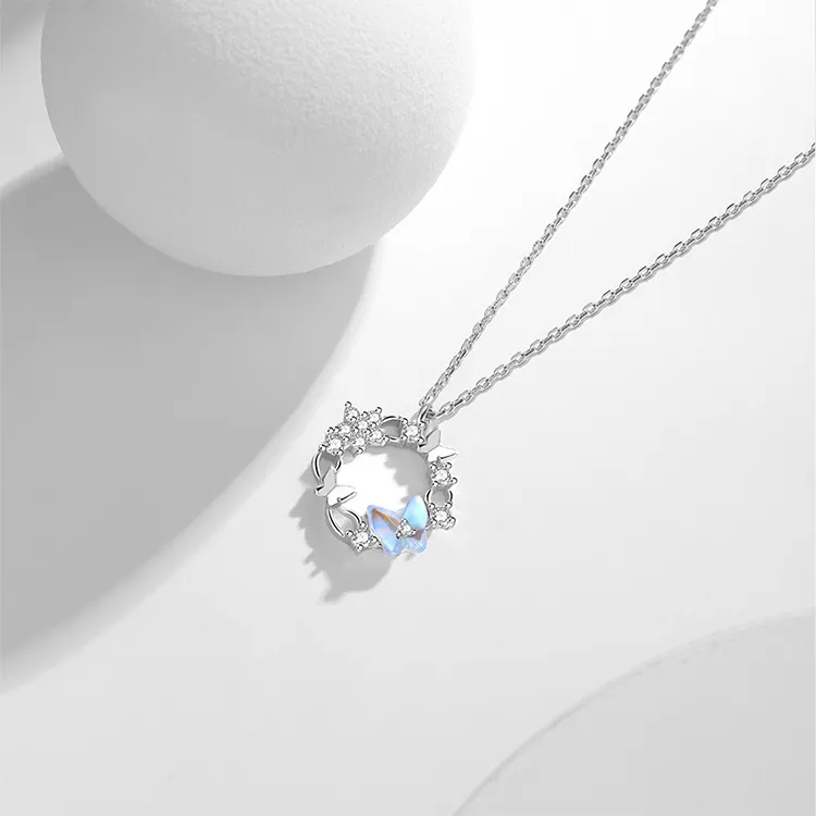 ALI THE FOX S925 Silver Necklaces Women's-4