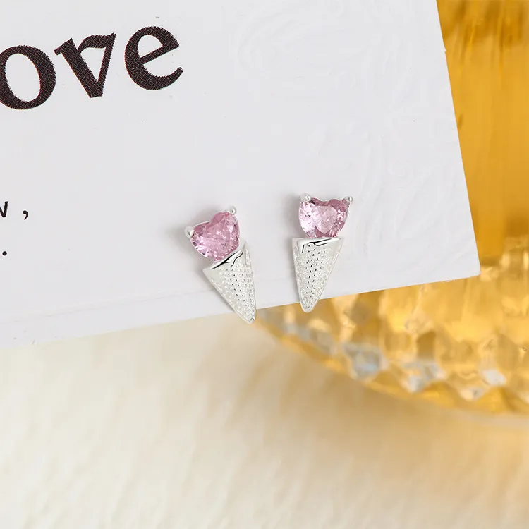 ALI THE FOX 999 Fine Silver Stud Earrings Women's-2
