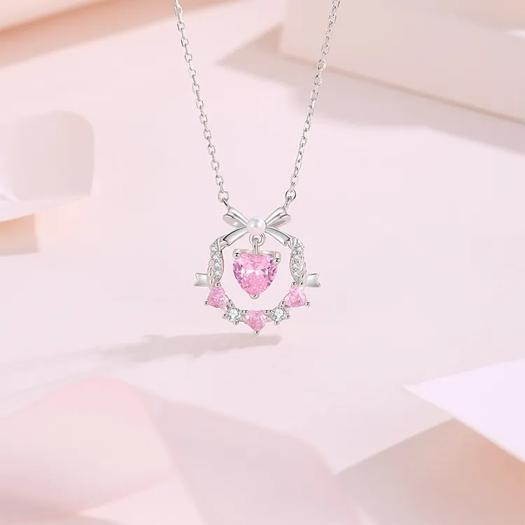 ALI THE FOX S925 Silver Necklaces Women's-3