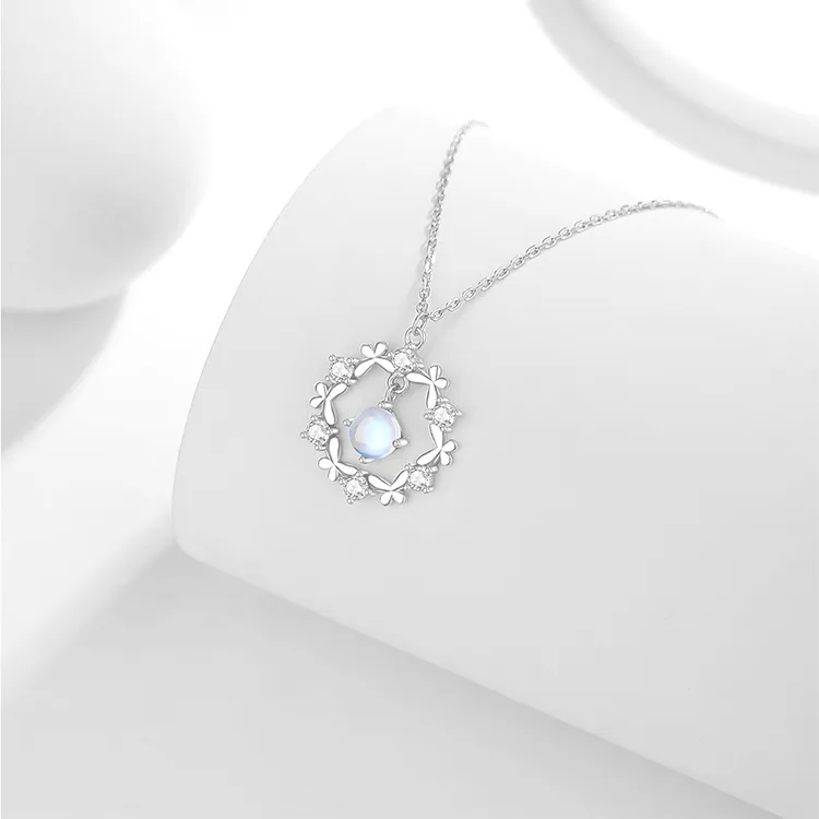 ALI THE FOX S925 Silver Necklaces Women's-5