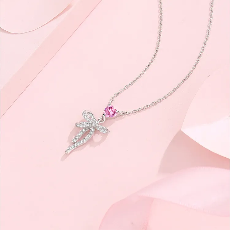 ALI THE FOX S925 Silver Necklaces Women's-4