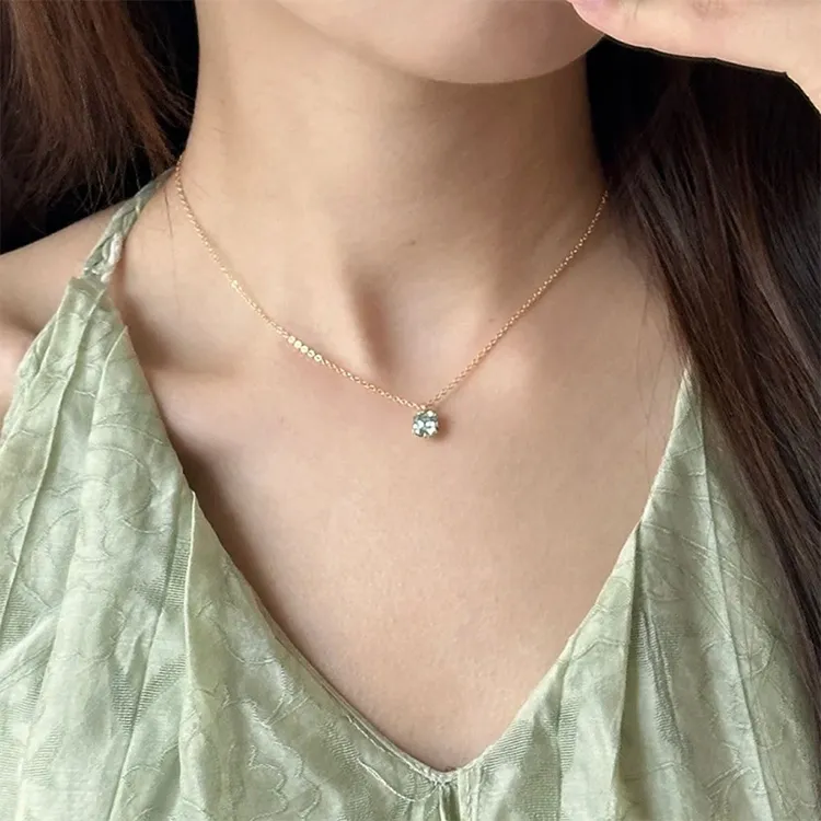 ALI THE FOX Zircon Necklaces Women's-3