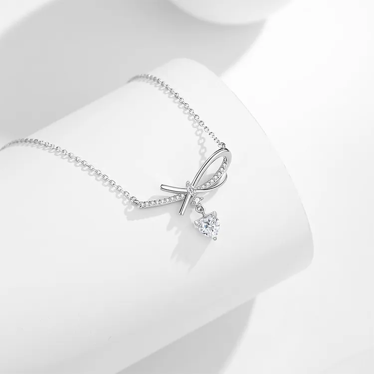 ALI THE FOX S925 Silver Necklaces Women's-5