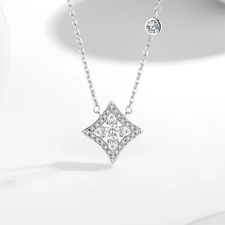 ALI THE FOX S925 Silver Necklaces Women's-3