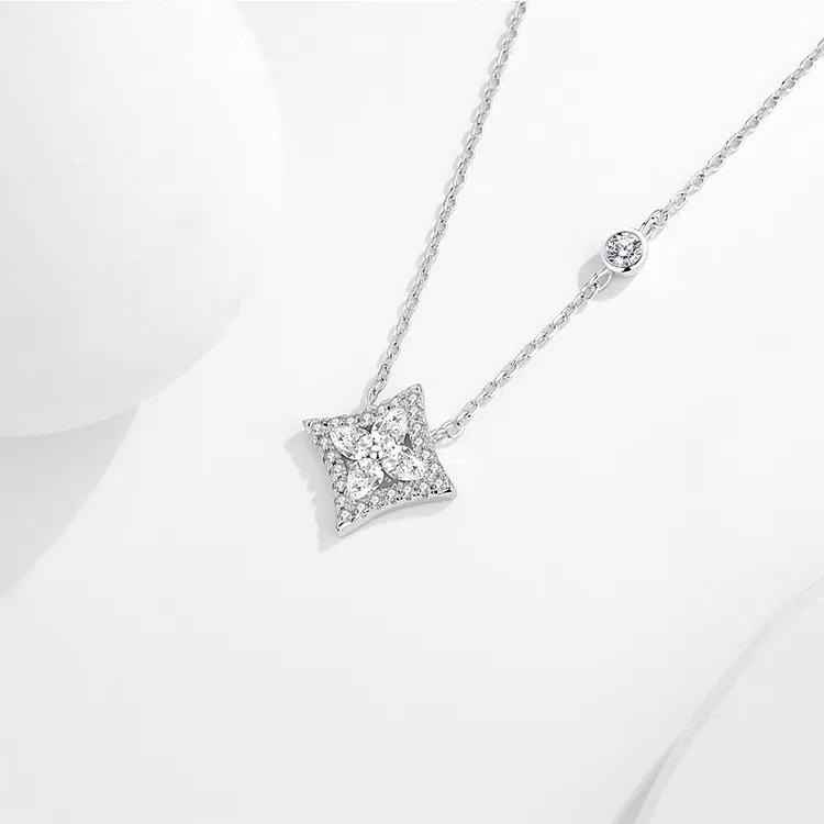 ALI THE FOX S925 Silver Necklaces Women's-5