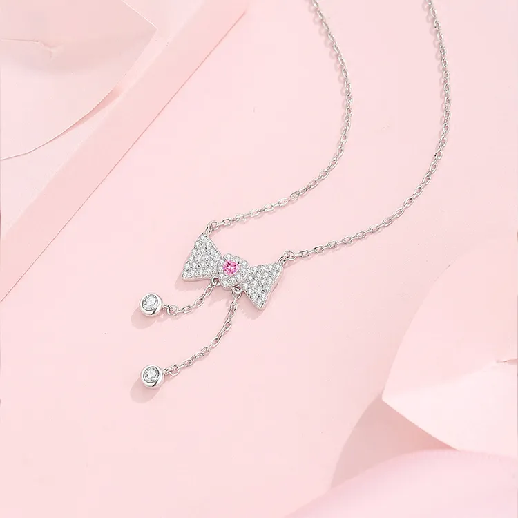 ALI THE FOX 925 Sterling Silver Necklaces Women's-4