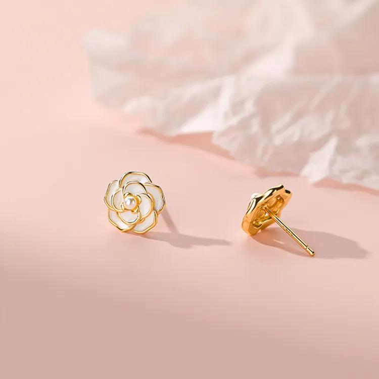 ALI THE FOX S925 Silver Stud Earrings Women's-2