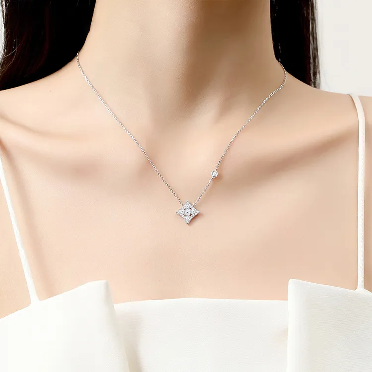 ALI THE FOX S925 Silver Necklaces Women's-6
