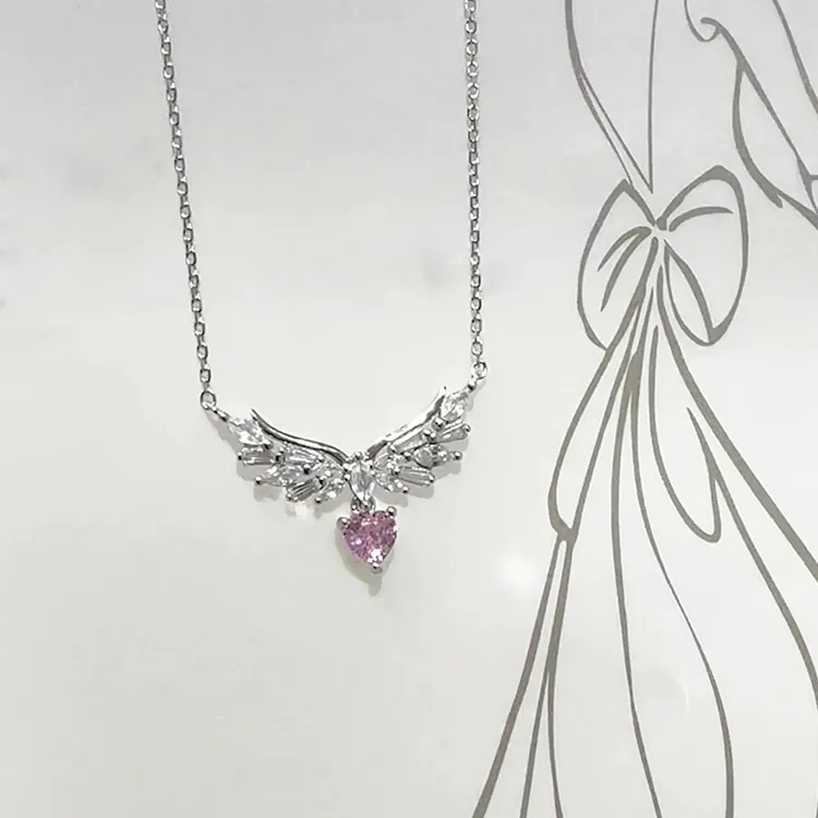 ALI THE FOX S925 Silver Necklaces Women's-2