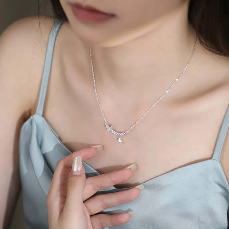 ALI THE FOX 925 Sterling Silver Necklaces Women's-1