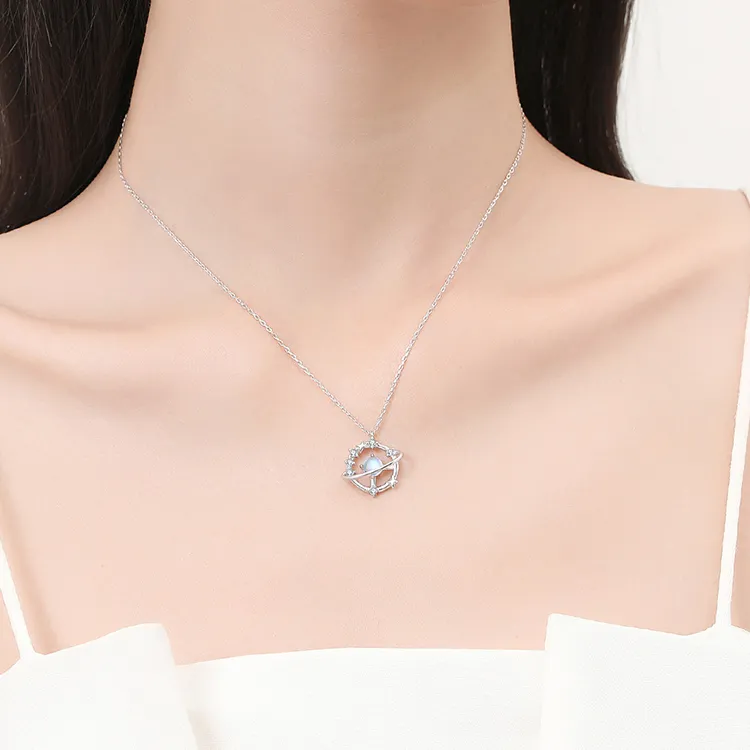 ALI THE FOX S925 Silver Necklaces Women's-1