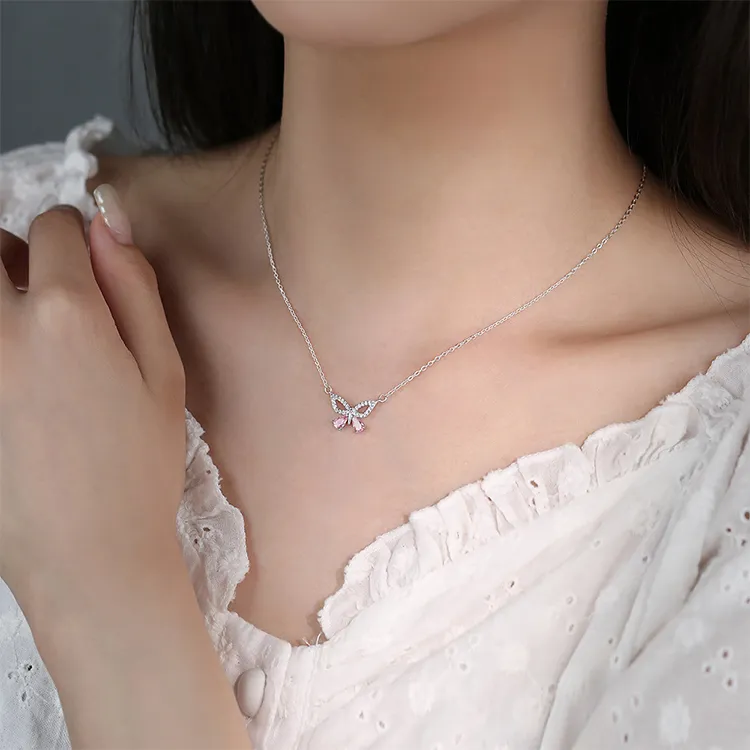 ALI THE FOX 925 Sterling Silver Necklaces Women's-6