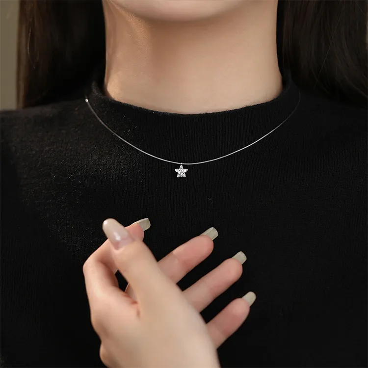 ALI THE FOX 925 Sterling Silver Necklaces Women's-7
