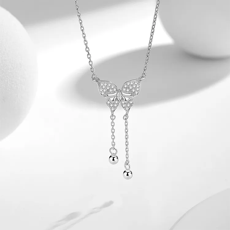 ALI THE FOX S925 Silver Necklaces Women's-2