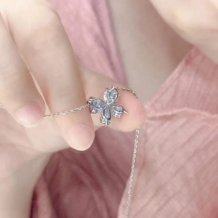 ALI THE FOX Zircon Necklaces Women's-2