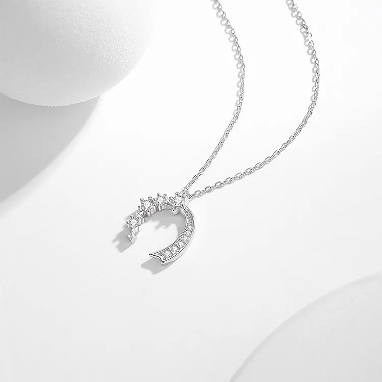 ALI THE FOX S925 Silver Necklaces Women's-4