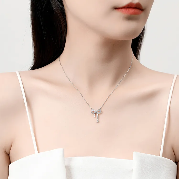 ALI THE FOX S925 Silver Necklaces Women's-5