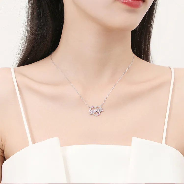 ALI THE FOX S925 Silver Necklaces Women's-5