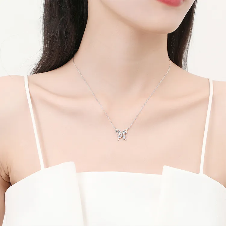ALI THE FOX S925 Silver Necklaces Women's-6
