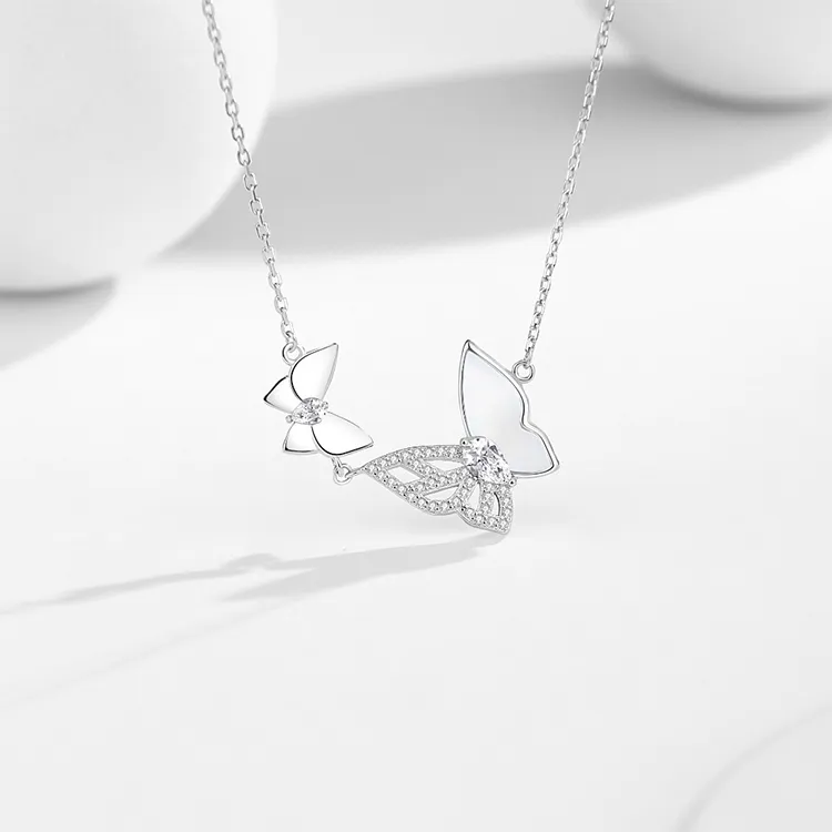 ALI THE FOX S925 Silver Necklaces Women's-3