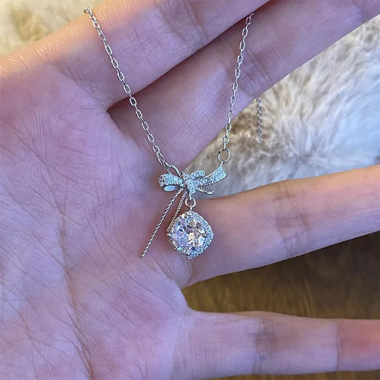 ALI THE FOX Zircon Necklaces Women's-2