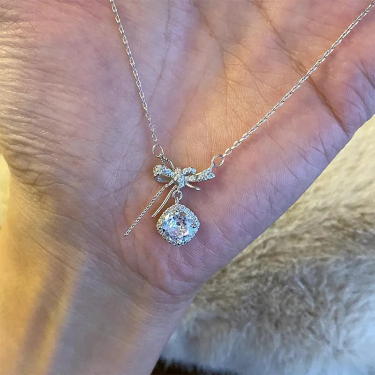 ALI THE FOX Zircon Necklaces Women's-1