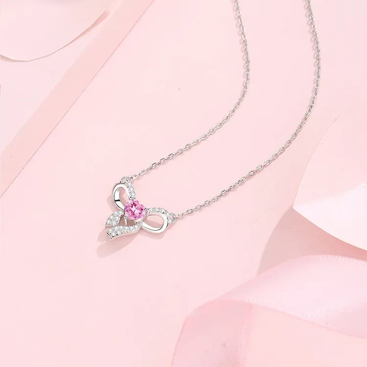 ALI THE FOX S925 Silver Necklaces Women's-4