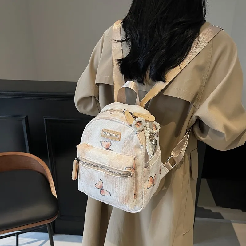 Duoluplo Doron Paul Fabric Backpack Women's Multicolor-3