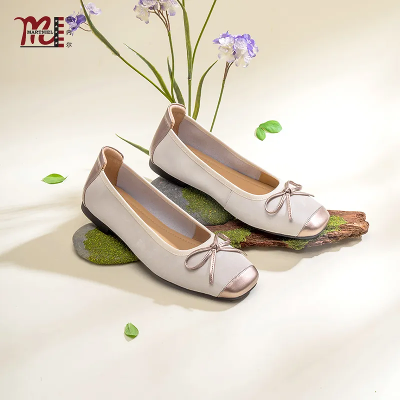 Martniel Casual Single Shoes Women's Ecru-2