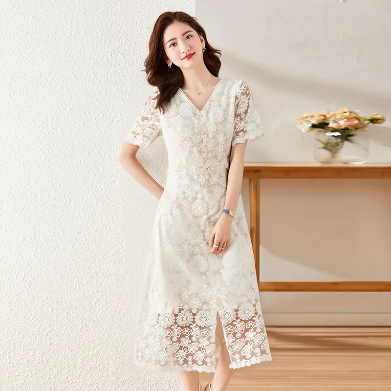 FAIRWHALE Short Sleeved Dress Women's-2
