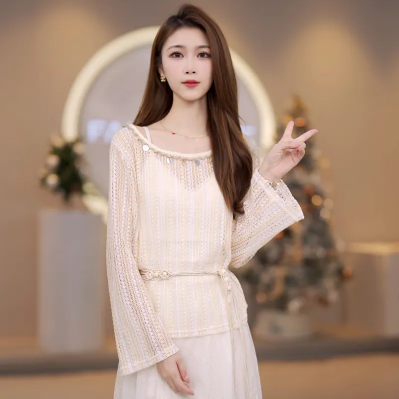 FAIRWHALE Knitwear Women's Light Yellow-3