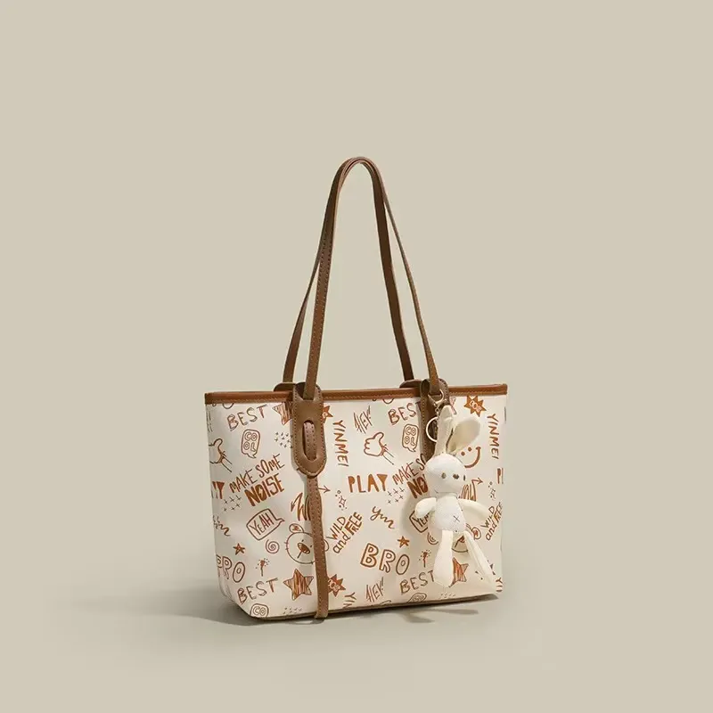 BEERUS PU Tote Bag, Shopping Bag, Shoulder Bag Unisex Multicolor-1