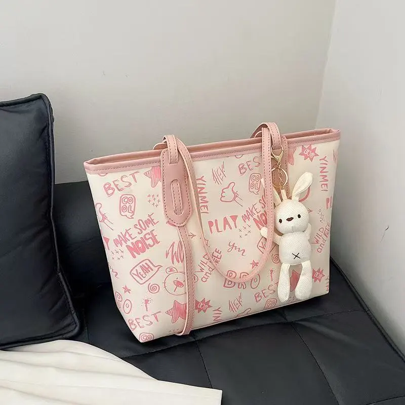 BEERUS PU Tote Bag, Shopping Bag, Shoulder Bag Unisex Multicolor-14