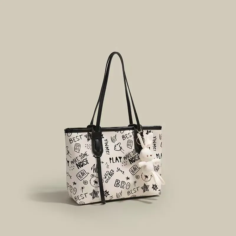 BEERUS PU Tote Bag, Shopping Bag, Shoulder Bag Unisex Multicolor-9