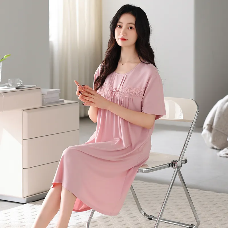 HUADAOJI Women's Nightgowns-3