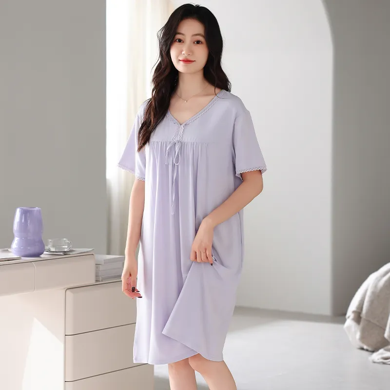 HUADAOJI Women's Nightgowns-1